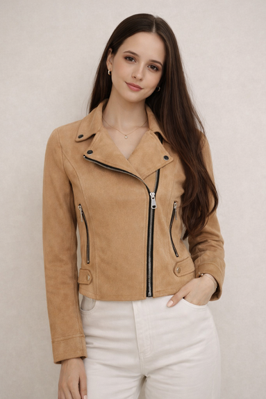 Chameau Suede – Chaqueta Zip